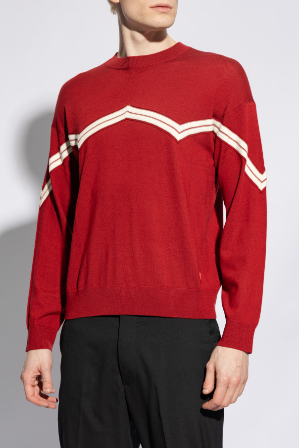 Red Wool sweater Emporio Armani Vitkac Australia